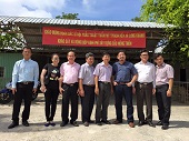 KHẢO SÁT THỰC TẾ - TRAO KINH PHÍ TÀI TRỢ XÂY DỰNG CẦU, ĐƯỜNG BÊ TÔNG NÔNG THÔN VÀ TRAO HỌC BỔNG